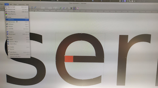 Подготовка на текст за лазерно рязане в Inkscape